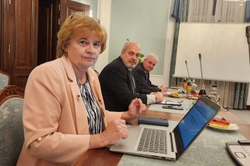 Jednání odborů s předsedy koaličních stran na Úřadu vlády za účastí předsedy OSD Luboše Pomajbíka